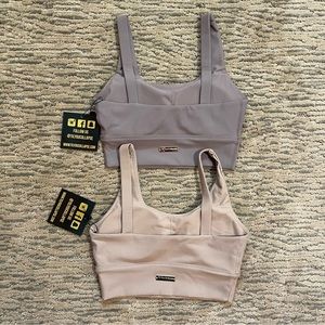 Til You Collapse ribbed sports bras bundle of two new with tags xs